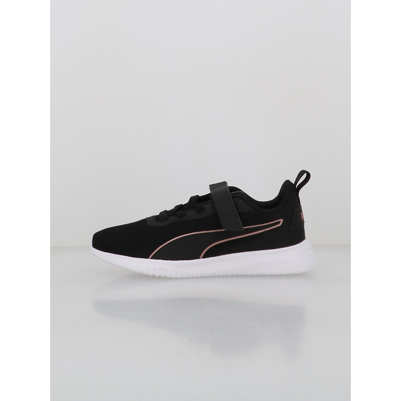 Baskets à scratch flyer flex ps noir rose gold enfant - Puma