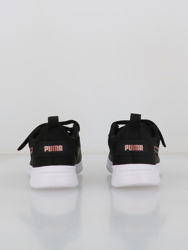 Baskets à scratch flyer flex ps noir rose gold enfant - Puma