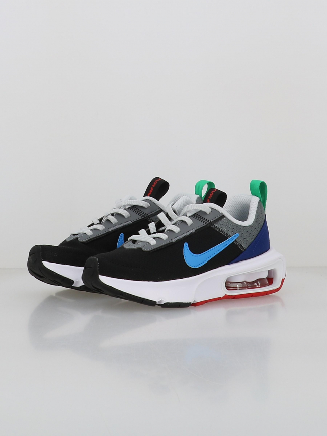 Air max baskets intrlk lite ps noir gris bleu enfant - Nike