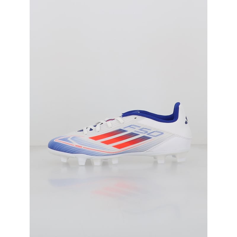 Chaussures de football f50 club fxg blanc bleu - Adidas