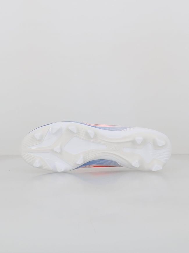 Chaussures de football f50 club fxg blanc bleu - Adidas