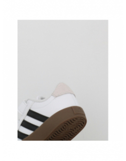 Baskets vl court 3.0 blanc noir marron enfant - Adidas