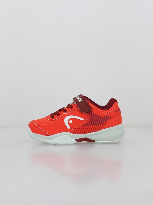Chaussures sprint velcro 3.0 orange rouge enfant - Head