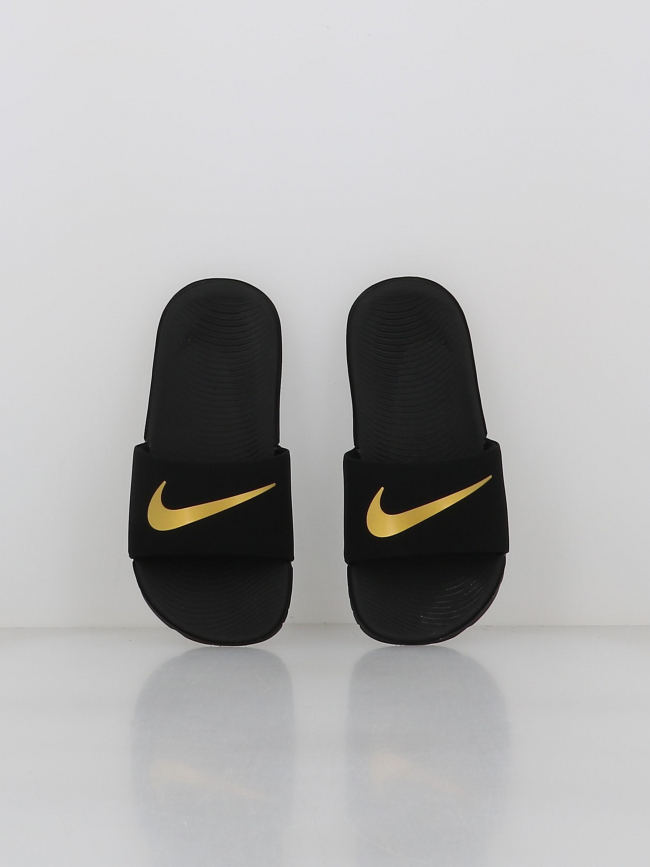 Claquettes kawa slide gs ps noir or enfant - Nike