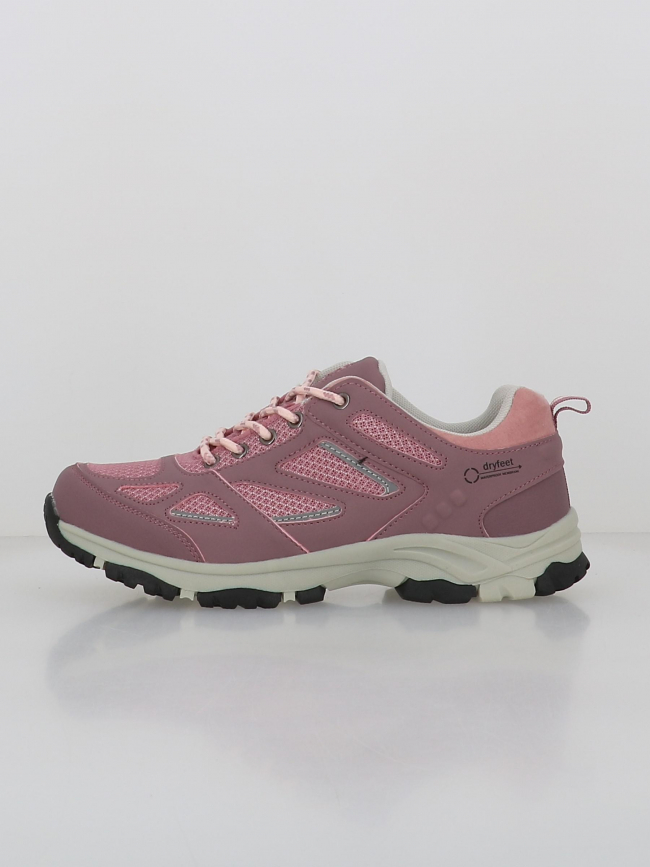 Chaussures de randonnée sanbon rose femme - Elementerre