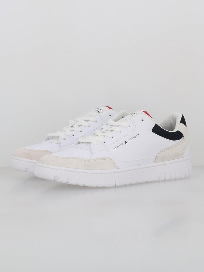 Baskets en cuir core bi-matière blanc homme - Tommy Hilfiger