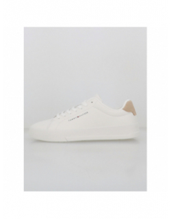 Baskets en cuir court blanc homme - Tommy Hilfiger