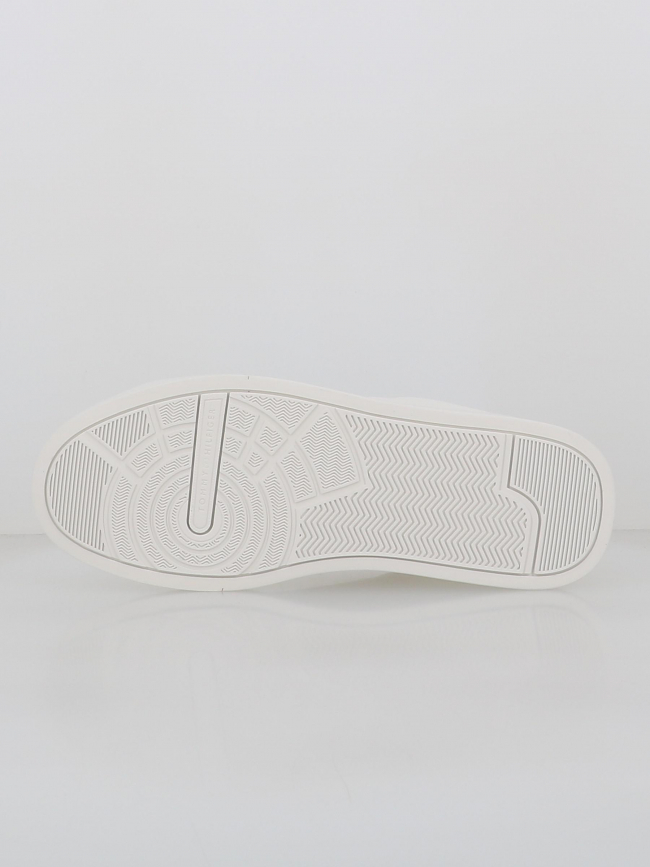 Baskets en cuir court blanc homme - Tommy Hilfiger