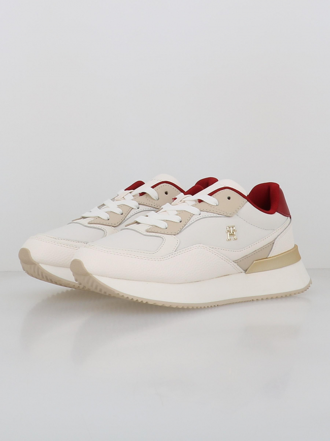 Baskets chunky runner blanc femme - Tommy Hilfiger