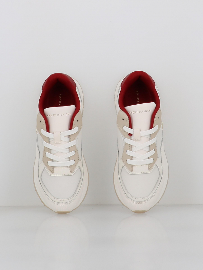 Baskets chunky runner blanc femme - Tommy Hilfiger