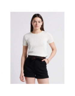 T-shirt en lin mada blanc femme - La Petite Etoile