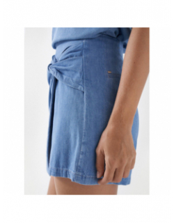 Short jupe effet denim bleu femme - Salsa