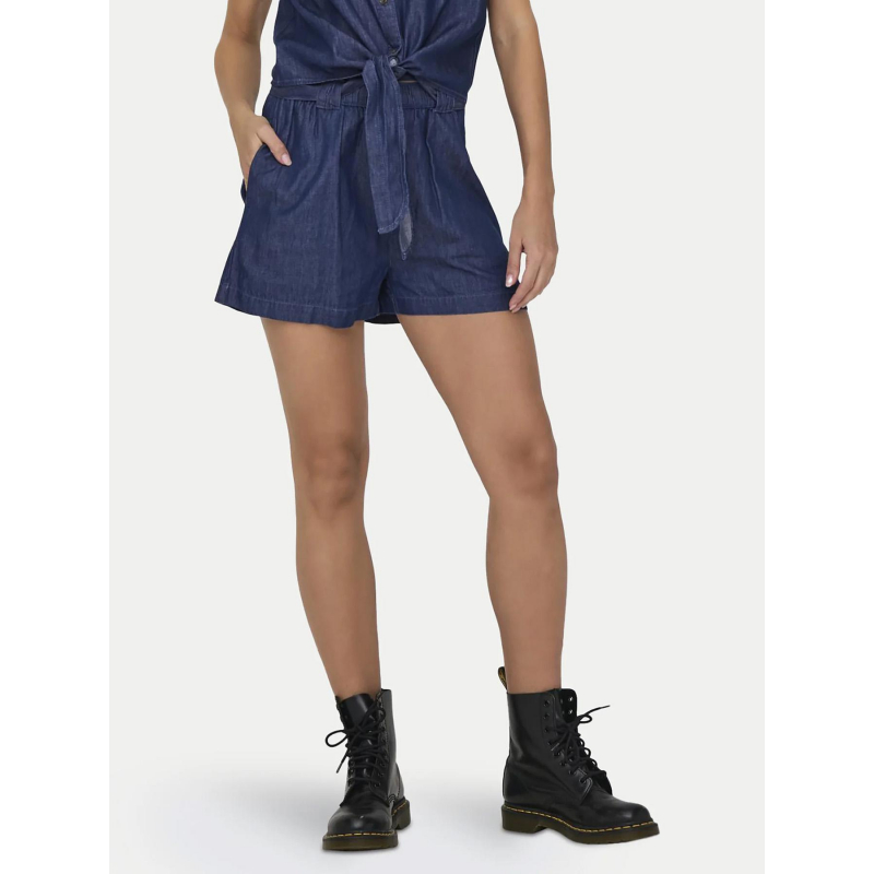 Short léger effet denim kai bleu femme - JDY