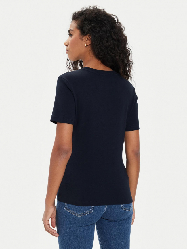 T-shirt new slim cody bleu marine femme - Tommy Hilfiger