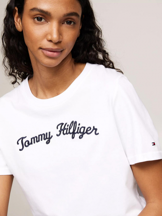 Tee shirt tommy hilfiger femme on sale