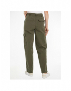 Pantalon large harper kaki femme - Tommy Jeans