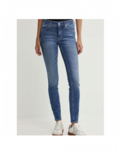 Jean skinny taille mi-haute bleu femme - Calvin Klein Jeans