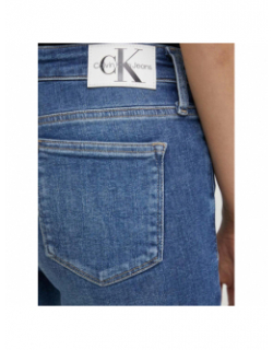 Jean skinny taille mi-haute bleu femme - Calvin Klein Jeans