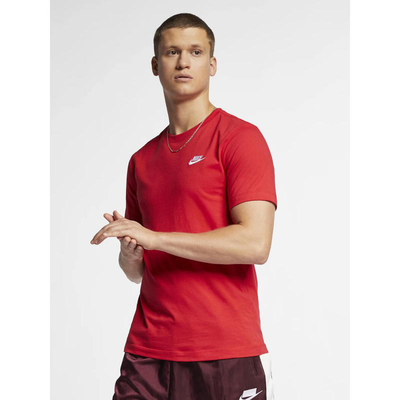 T-shirt sportswear club rouge homme - Nike