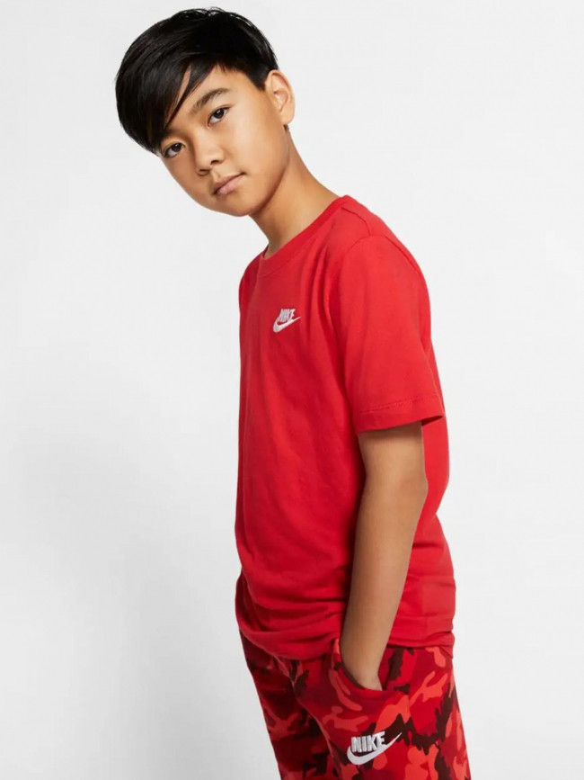 T-shirt nsw futura logo rouge enfant - Nike