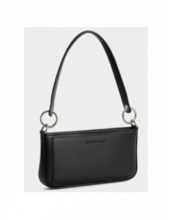 Sac a main sculpted shoulder noir femme - Calvin Klein