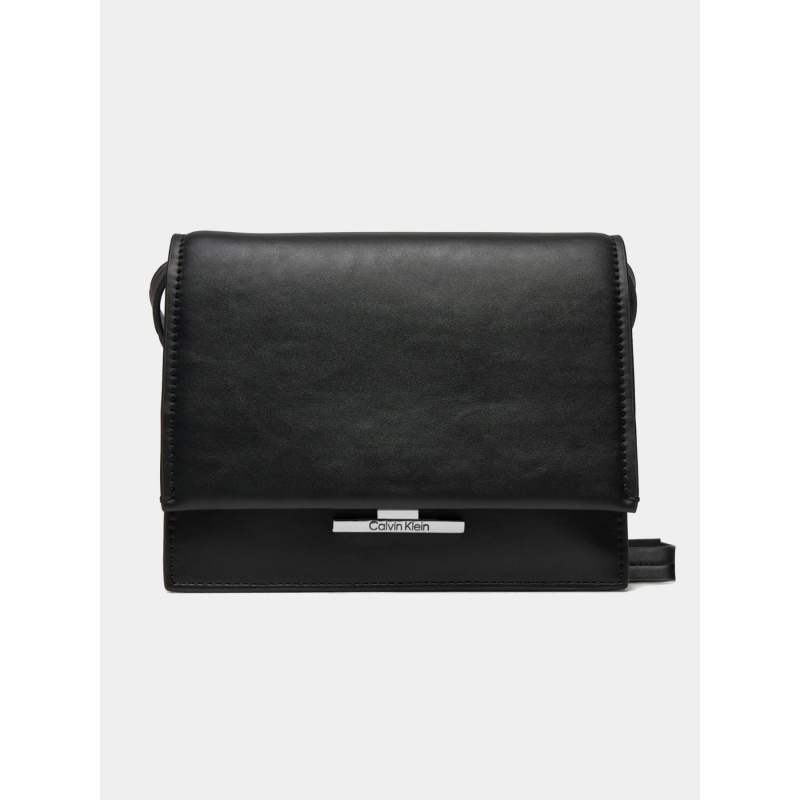 Sac bandoulière linear crossbody noir femme - Calvin Klein