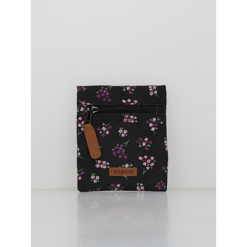 Pochette mini sac à dos S stockhom noir violet - Cabaïa