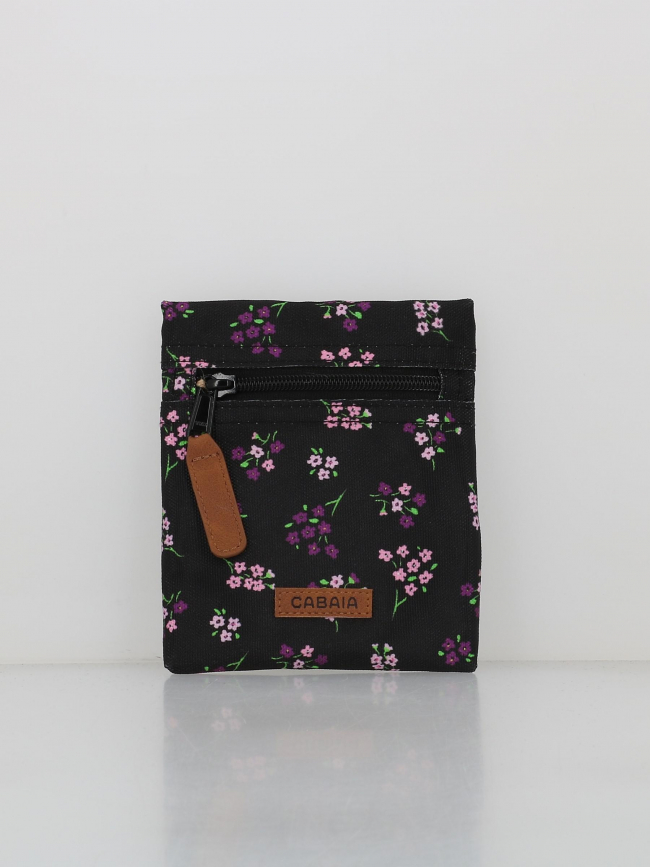 Pochette mini sac à dos S stockhom noir violet - Cabaïa
