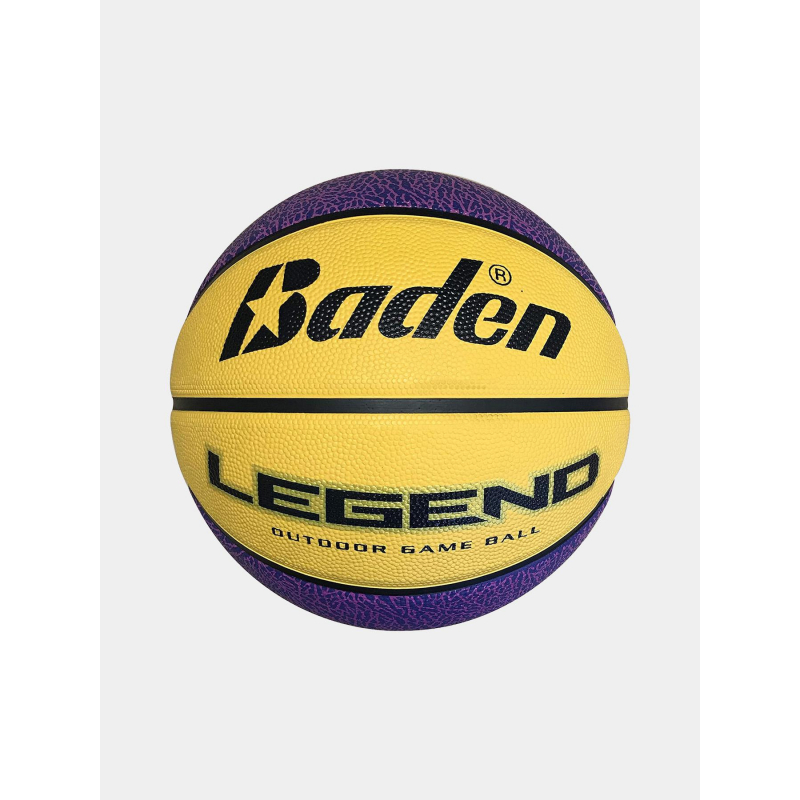 Ballon de basketball legend violet jaune - Uhlsport