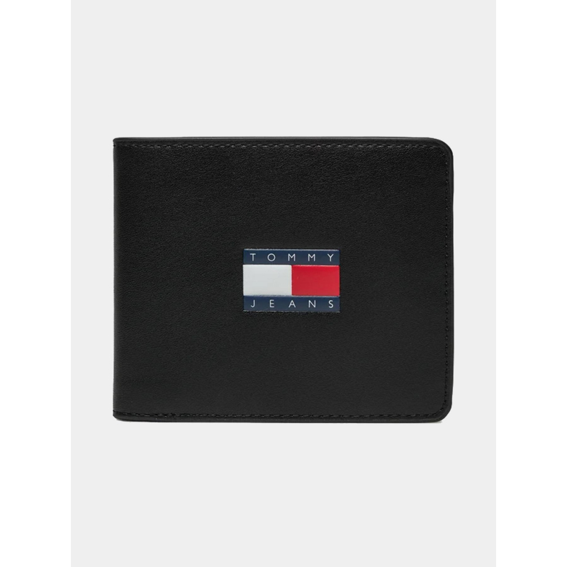 Portefeuille en cuir archive noir homme - Tommy Jeans