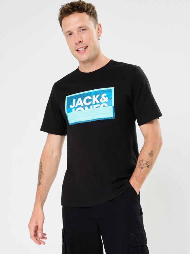 T-shirt logan summer noir homme - Jack & Jones