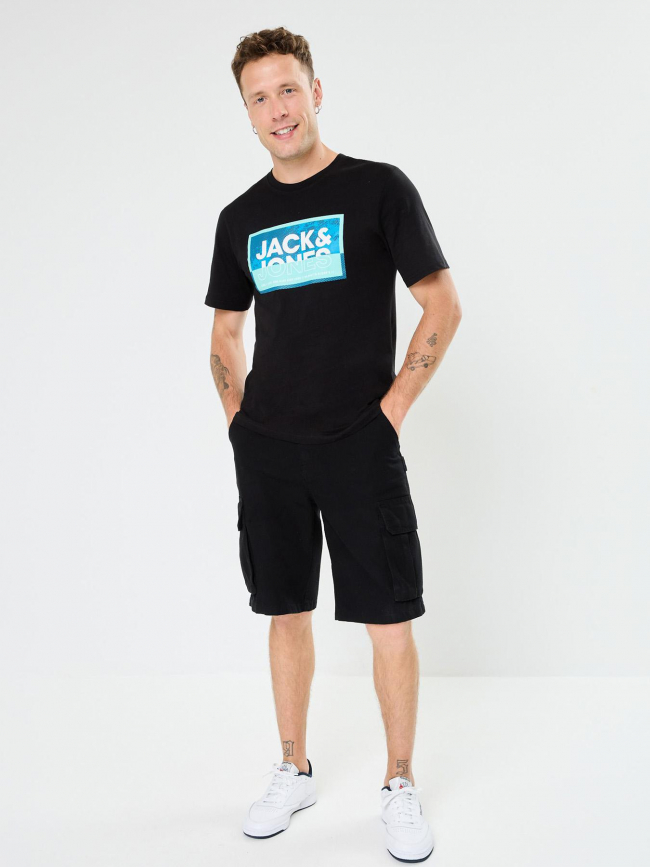 T-shirt logan summer noir homme - Jack & Jones