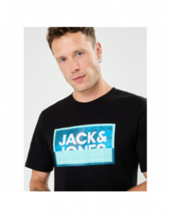 T-shirt logan summer noir homme - Jack & Jones