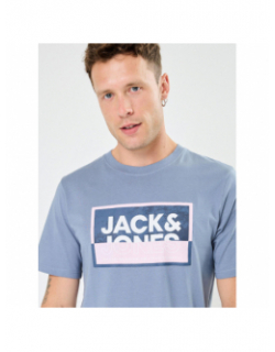 T-shirt logan summer gris rose homme - Jack & Jones