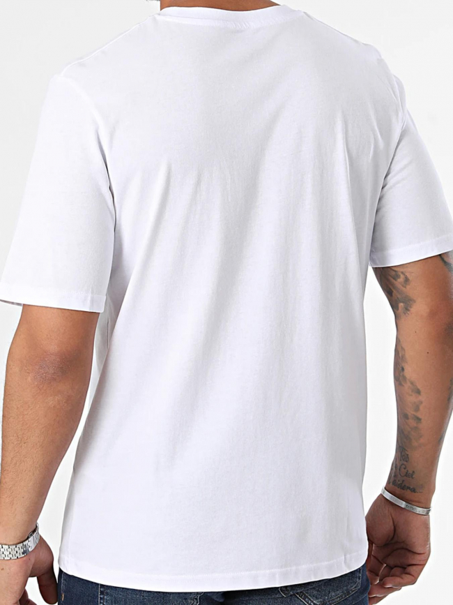 T-shirt logan summer blanc vert homme - Jack & Jones