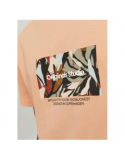 T-shirt sequoia orange homme - Jack & Jones