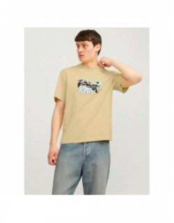 T-shirt sequoia jaune homme - Jack & Jones