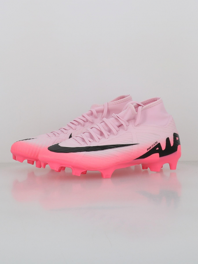 Chaussures de football zoom superfly 9 rose homme - Nike