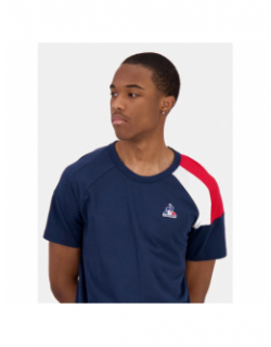 T-shirt tricolore n4 bleu marine homme - Le Coq Sportif