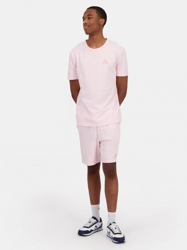 T-shirt monochrome n3 rose - Le Coq Sportif