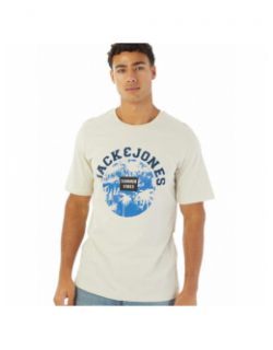 T-shirt palms beige homme - Jack & Jones