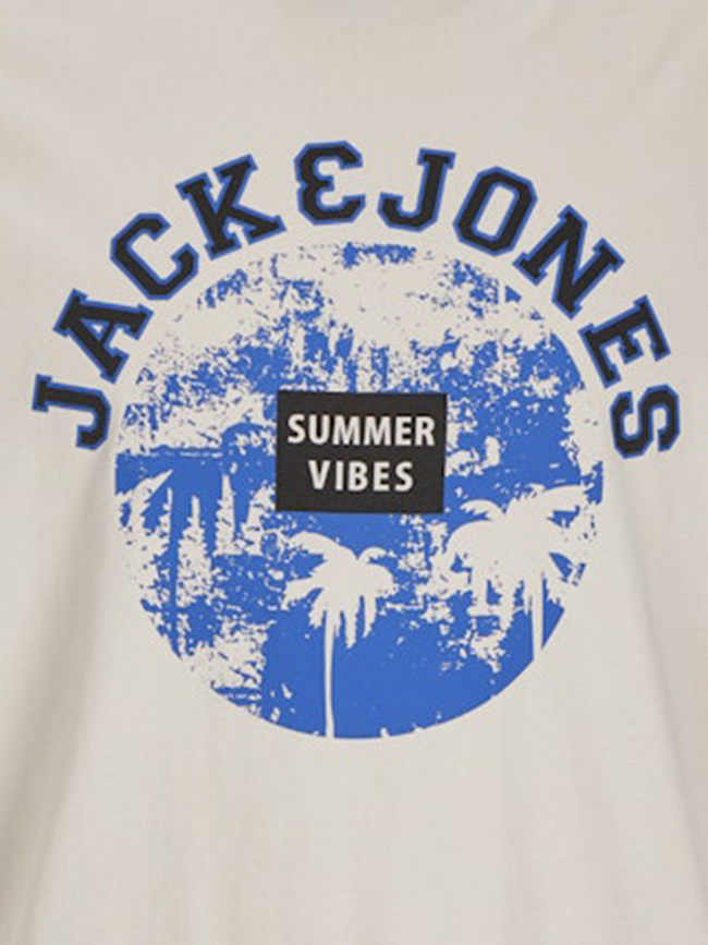 T-shirt palms beige homme - Jack & Jones