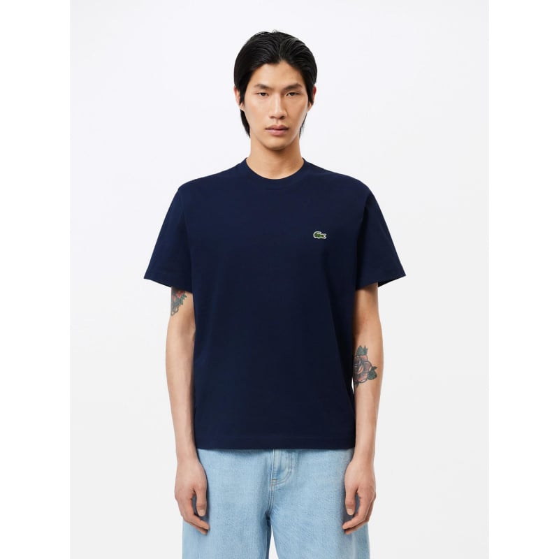 T-shirt bleu marine homme - Lacoste