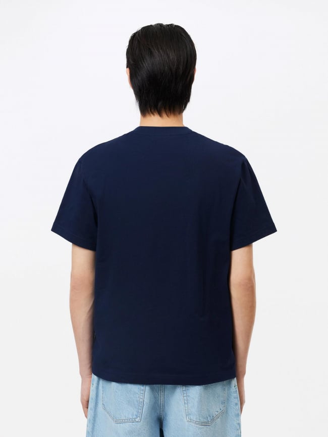 T-shirt bleu marine homme - Lacoste