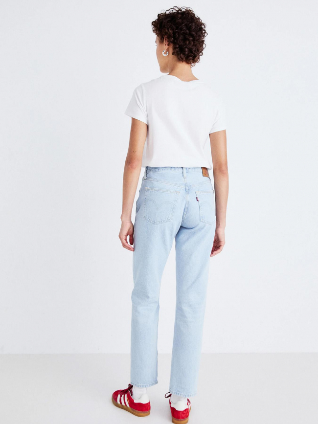 Jean 501 crop lightweight bleu femme - Levi's