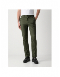 Pantalon modern twill slim chino kaki homme - Calvin Klein