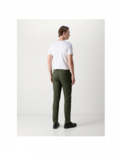 Pantalon modern twill slim chino kaki homme - Calvin Klein