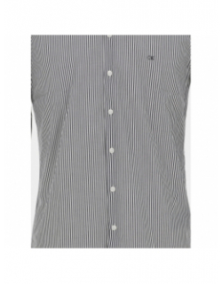 Chemise poplin stripe noir blanc homme - Calvin Klein