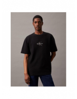 T-shirt city grid noir homme - Calvin Klein Jeans