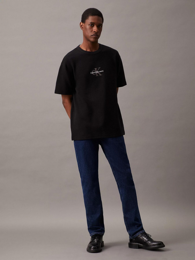 T-shirt city grid noir homme - Calvin Klein Jeans